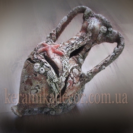 Керамічна амфора "Морське дно" а-2502