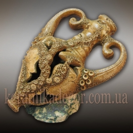 Керамічна амфора "Морське дно" а-25